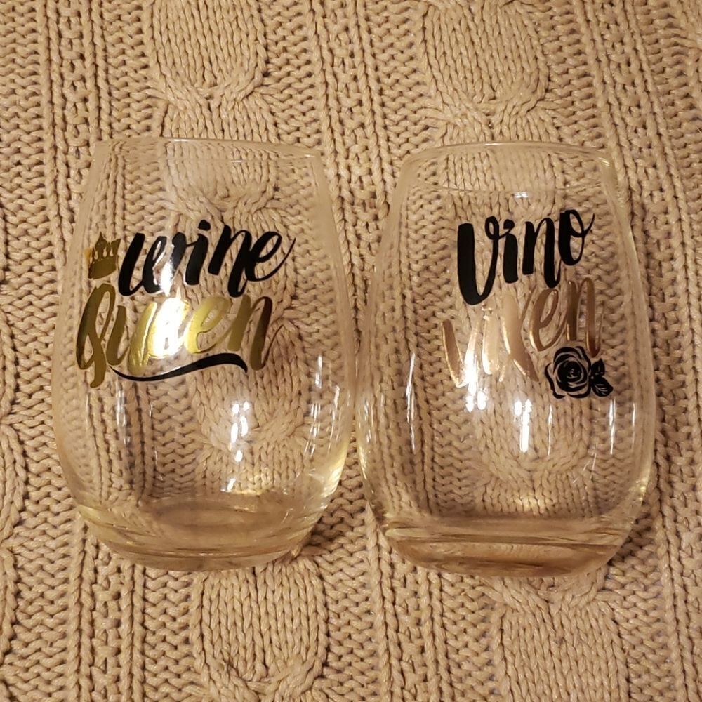 STEMLESS novelty Wine glasses.